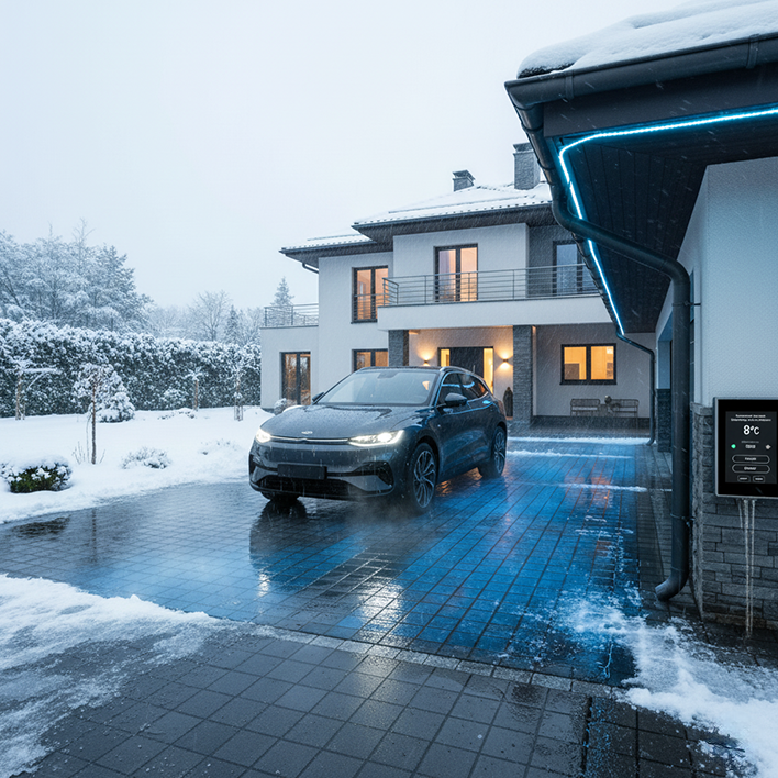 Ogrzewanie podjazdów garażowych